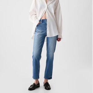 Gap High Rise Cheeky Straight Jeans